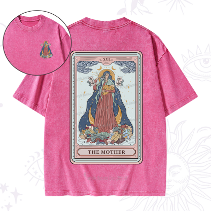 Purplehecate The Mother Tarot Washed T-Shirt