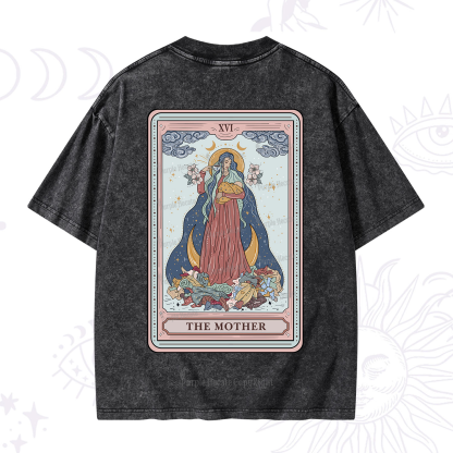 Purplehecate The Mother Tarot Washed T-Shirt