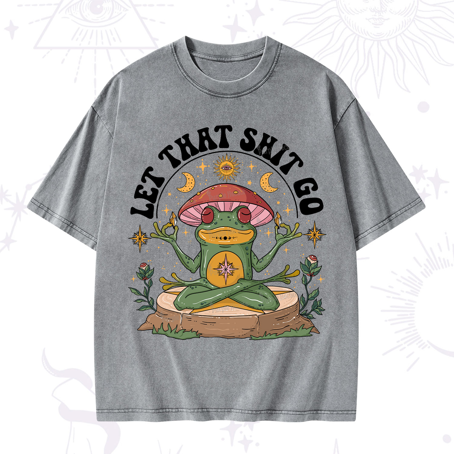 Purplehecate Let That Shit Go Washed T-Shirt