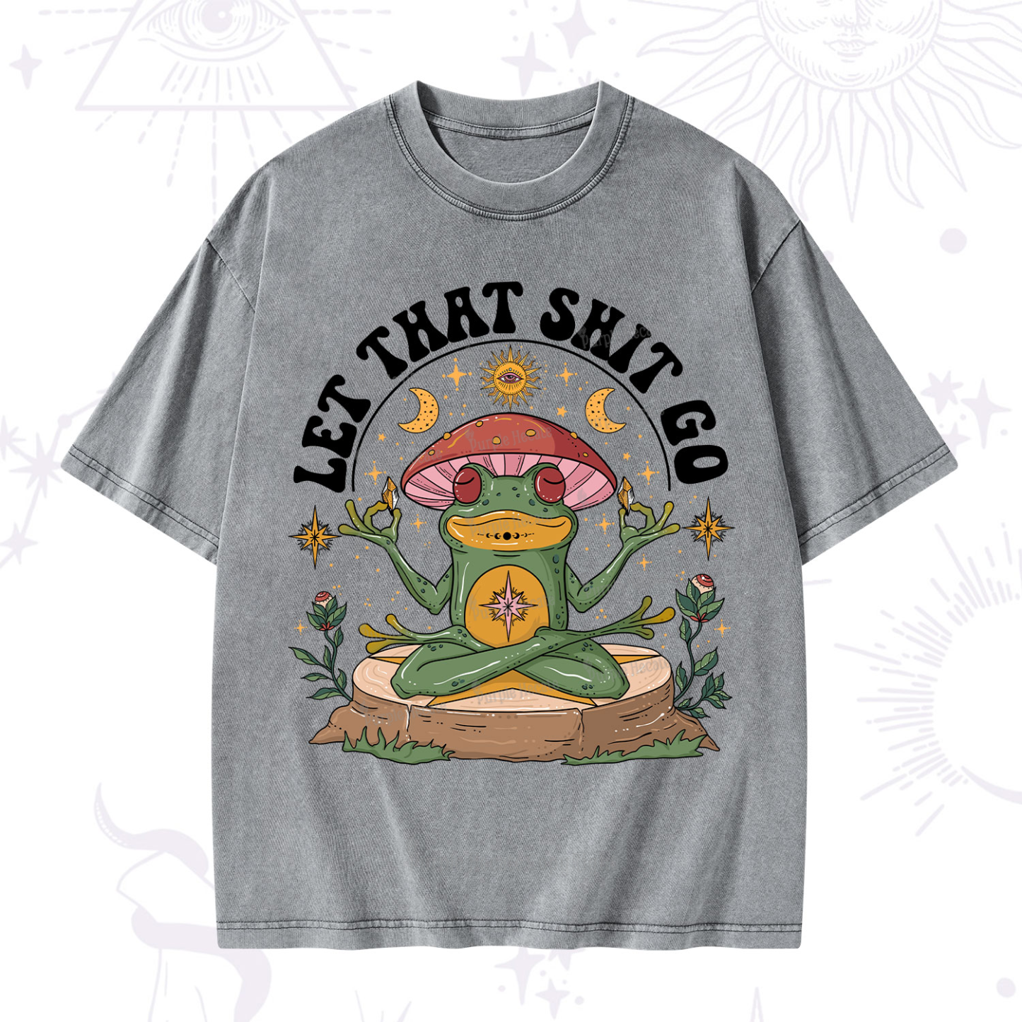 Purplehecate Let That Shit Go Washed T-Shirt