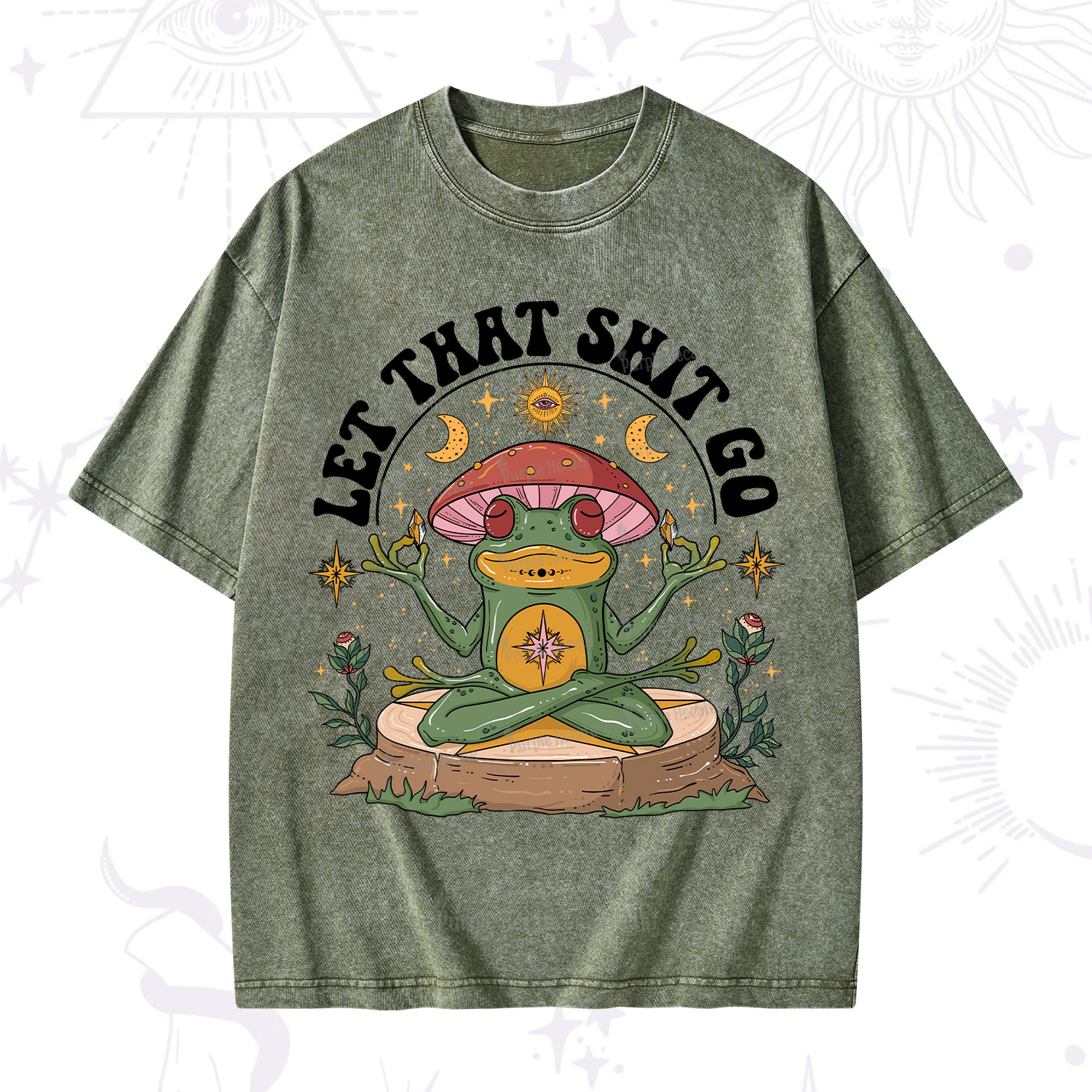 Purplehecate Let That Shit Go Washed T-Shirt