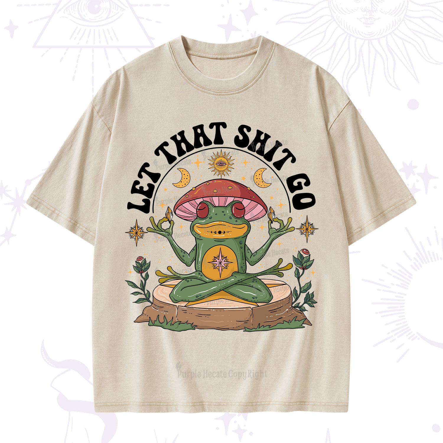 Purplehecate Let That Shit Go Washed T-Shirt