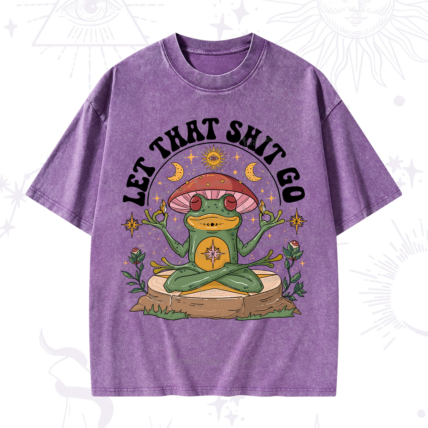 Purplehecate Let That Shit Go Washed T-Shirt