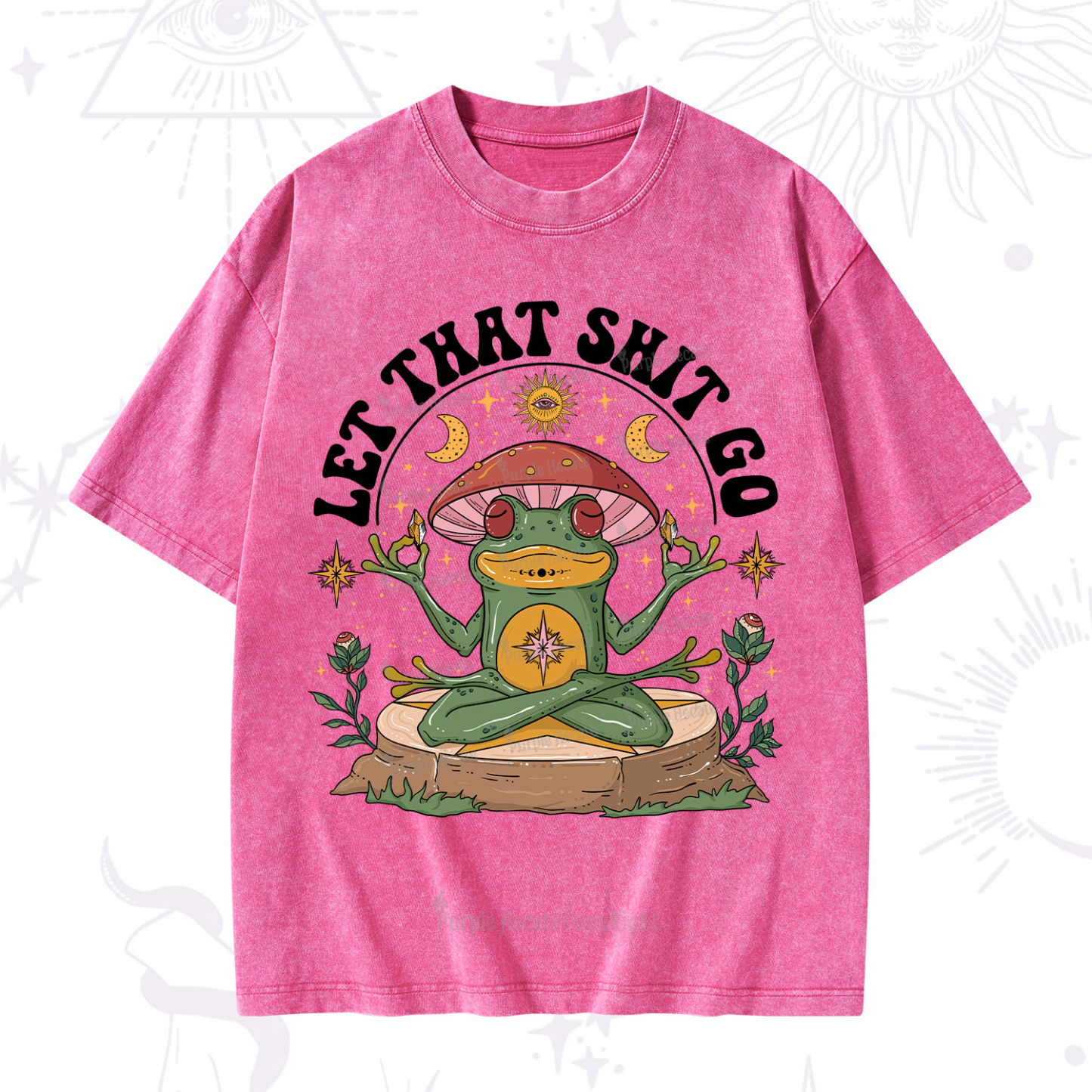 Purplehecate Let That Shit Go Washed T-Shirt