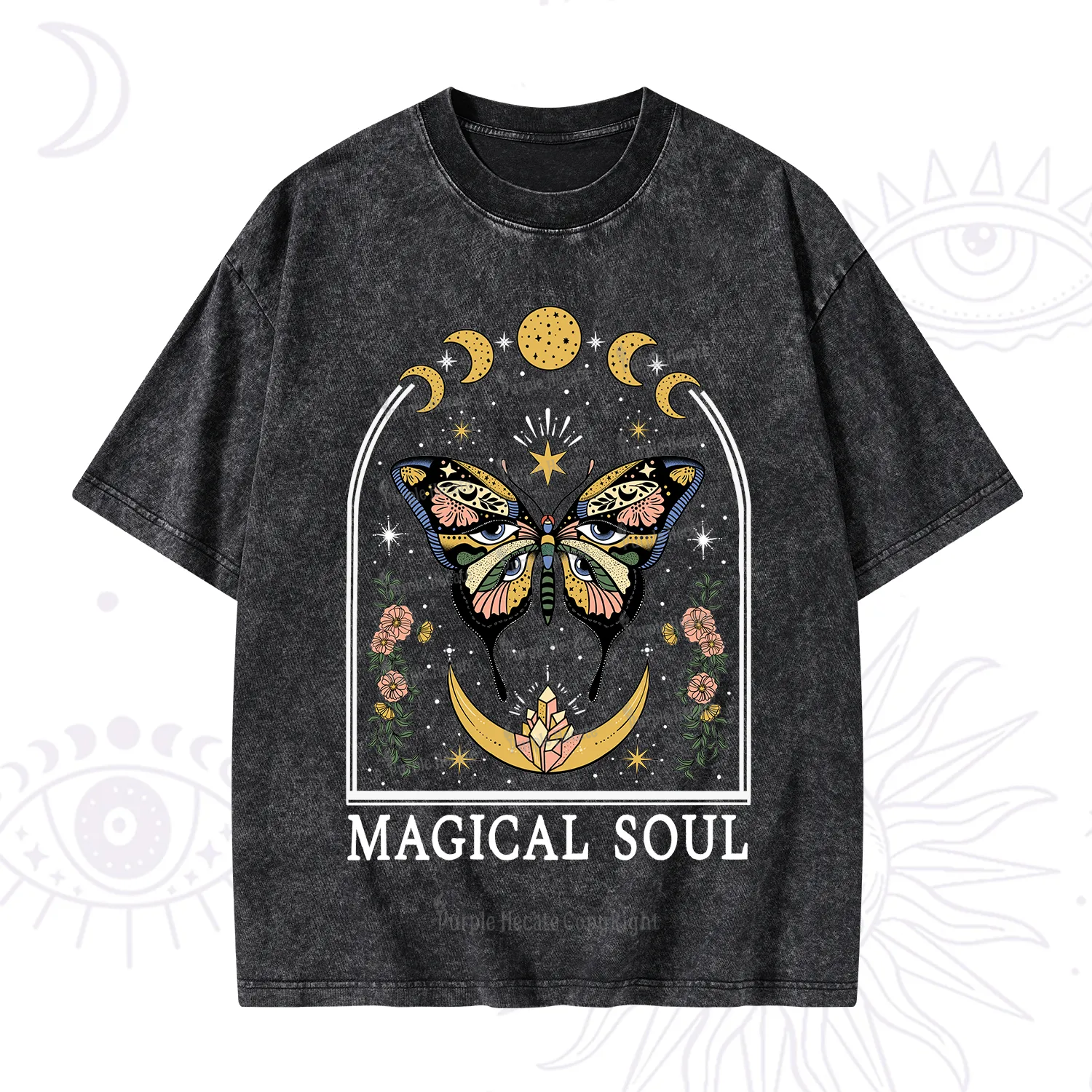 Purplehecate Magical Soul Washed T-Shirt