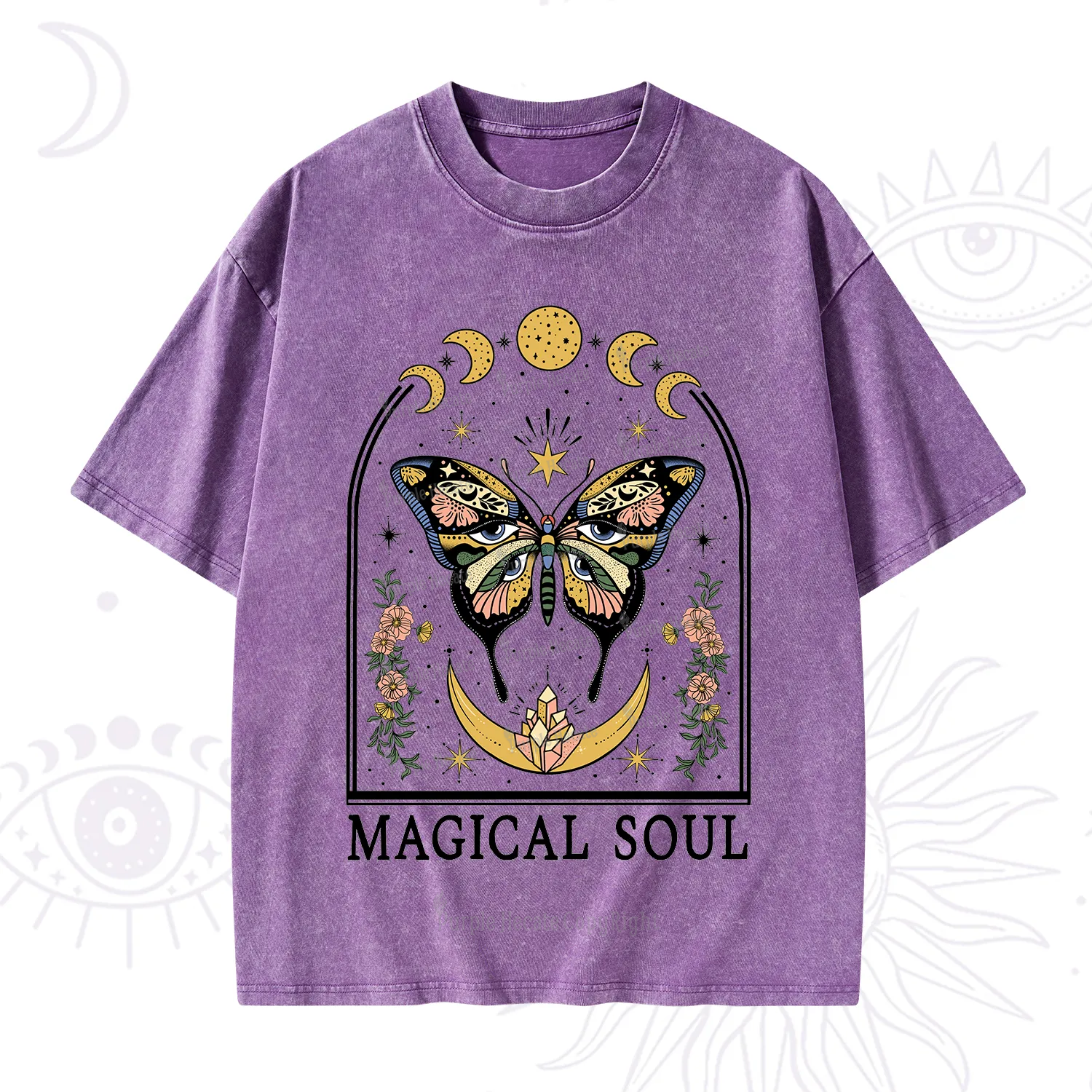 Purplehecate Magical Soul Washed T-Shirt