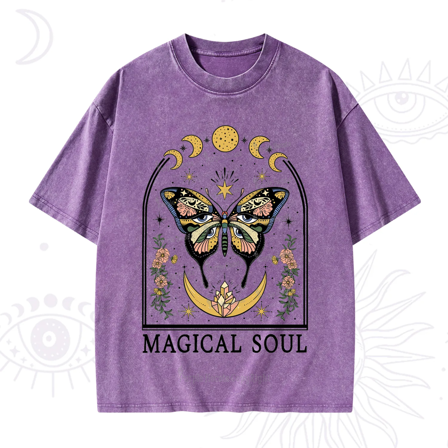 Purplehecate Magical Soul Washed T-Shirt
