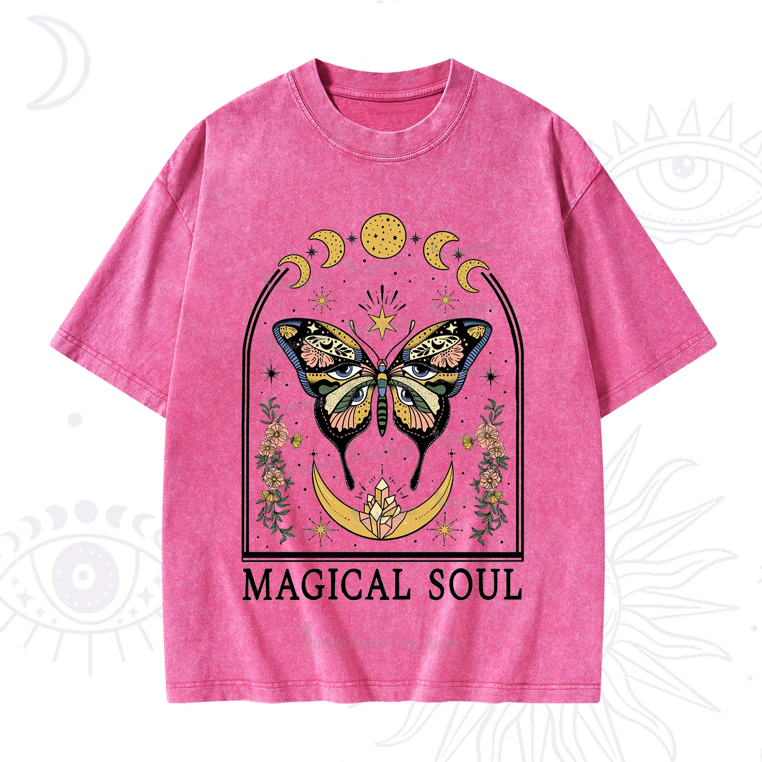 Purplehecate Magical Soul Washed T-Shirt