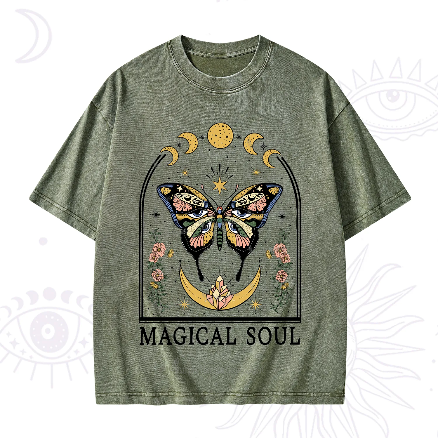 Purplehecate Magical Soul Washed T-Shirt