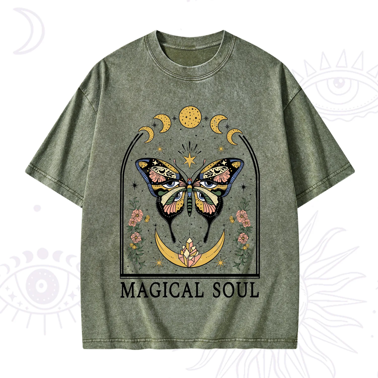 Purplehecate Magical Soul Washed T-Shirt