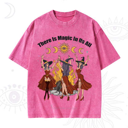 Purplehecate There Is Magic In Us All Washed T-Shirt