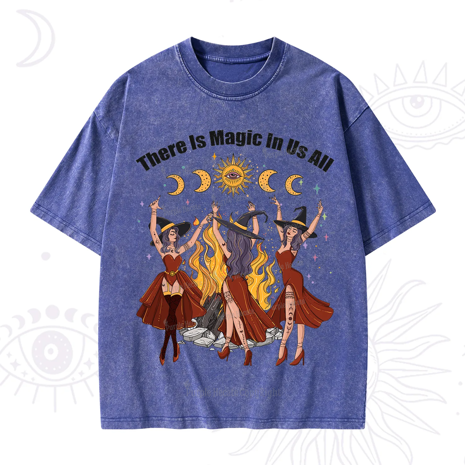 Purplehecate There Is Magic In Us All Washed T-Shirt