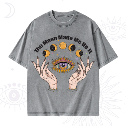 Purplehecate The Moon Made Me Do It Washed T-Shirt