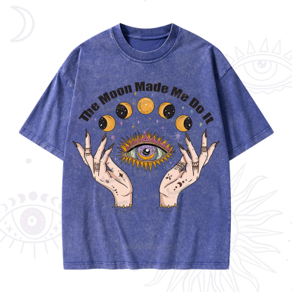 Purplehecate The Moon Made Me Do It Washed T-Shirt