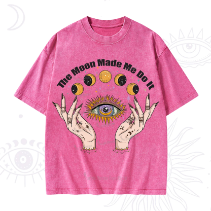 Purplehecate The Moon Made Me Do It Washed T-Shirt