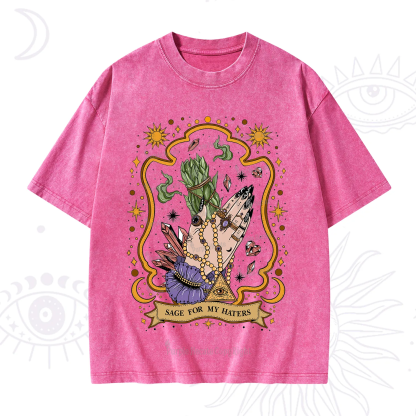 Purplehecate Sage For My Haters Washed T-Shirt