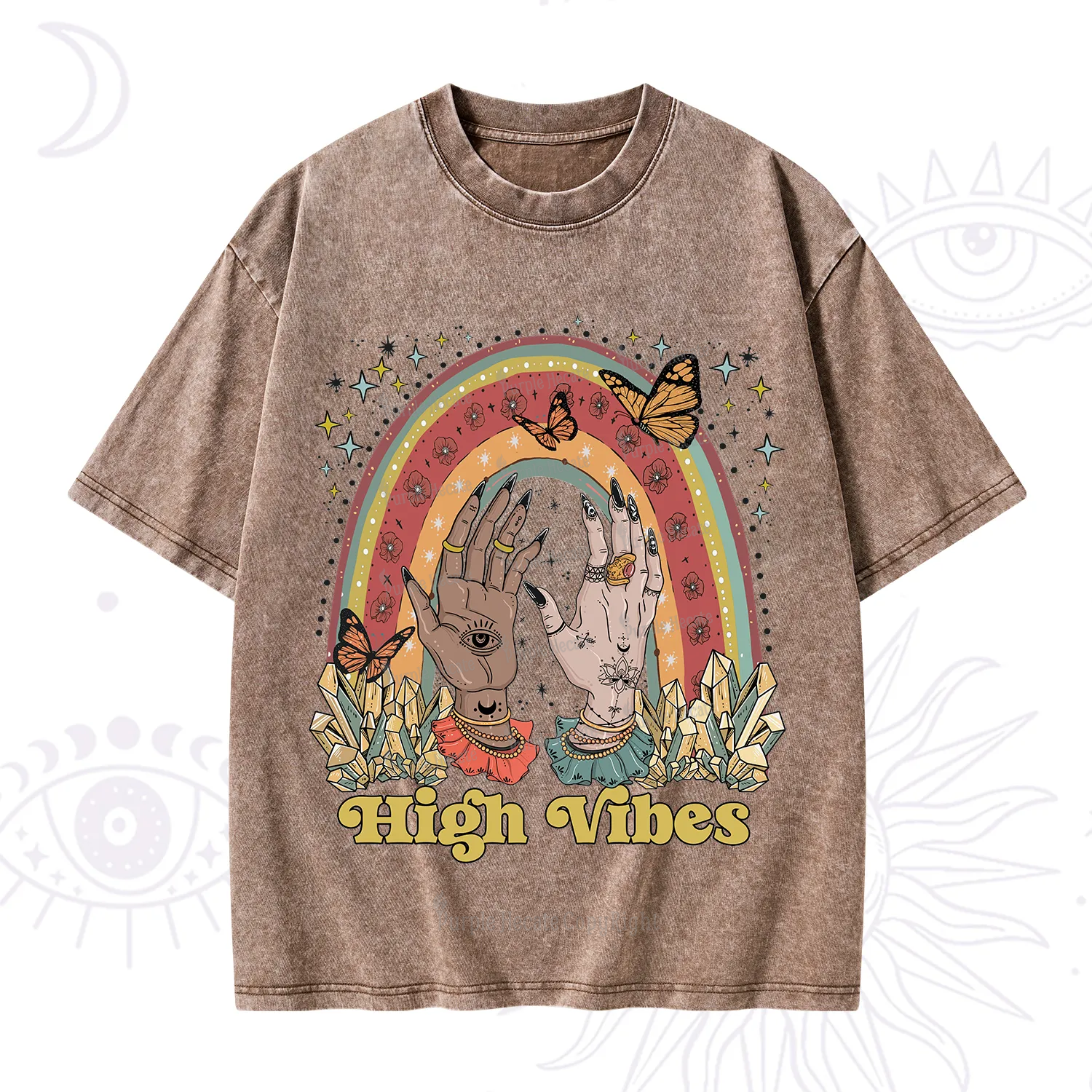 Purplehecate High Vibes Washed T-Shirt