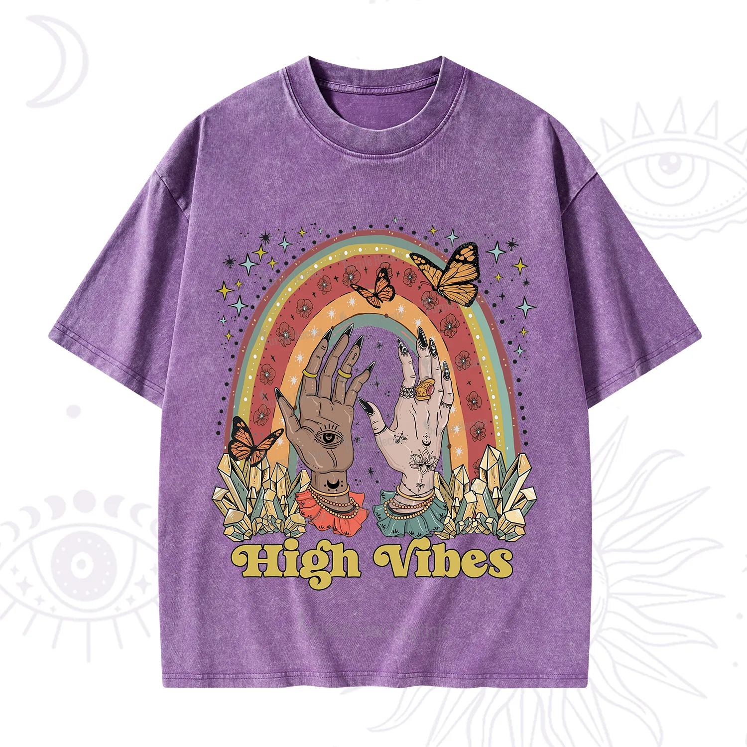 Purplehecate High Vibes Washed T-Shirt