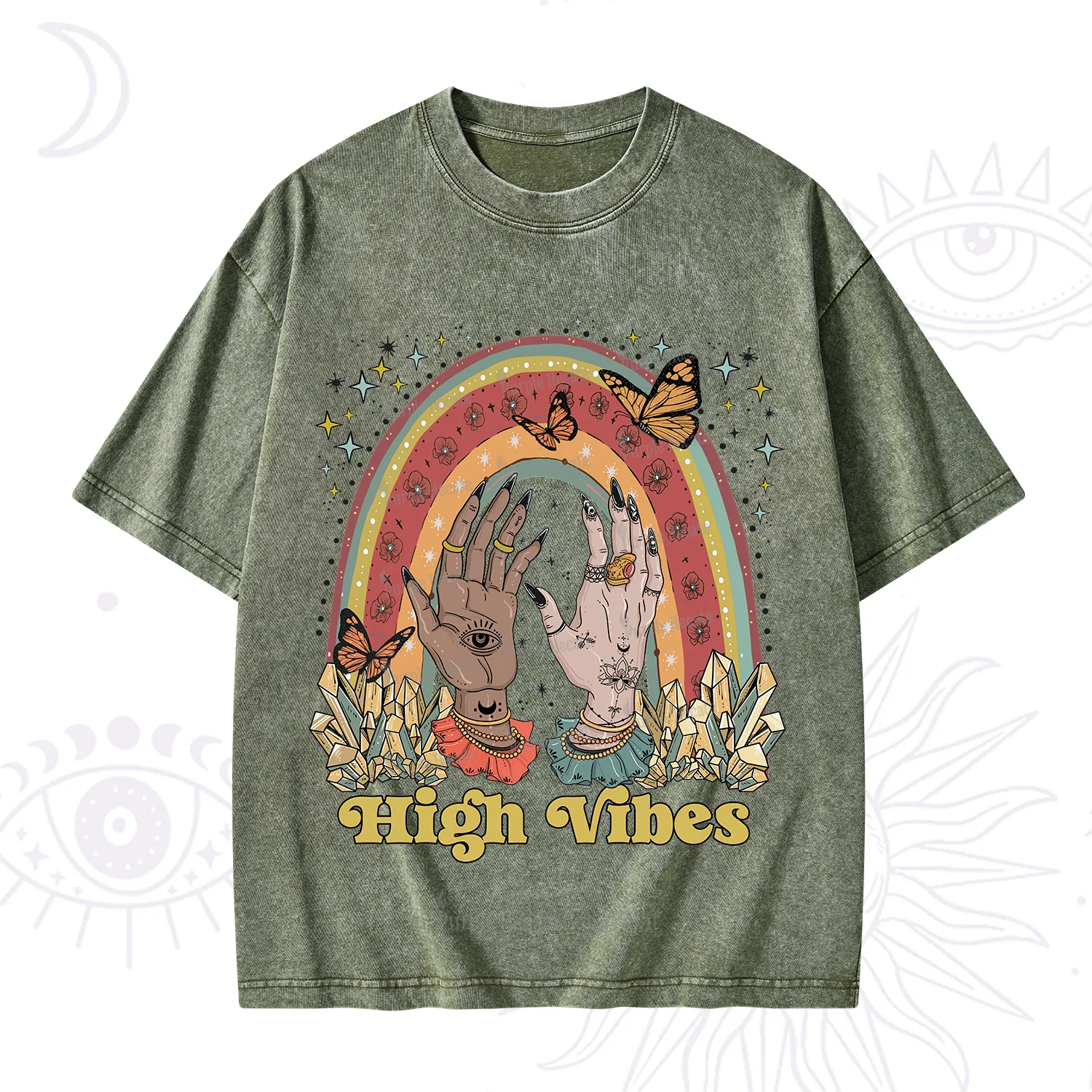 Purplehecate High Vibes Washed T-Shirt