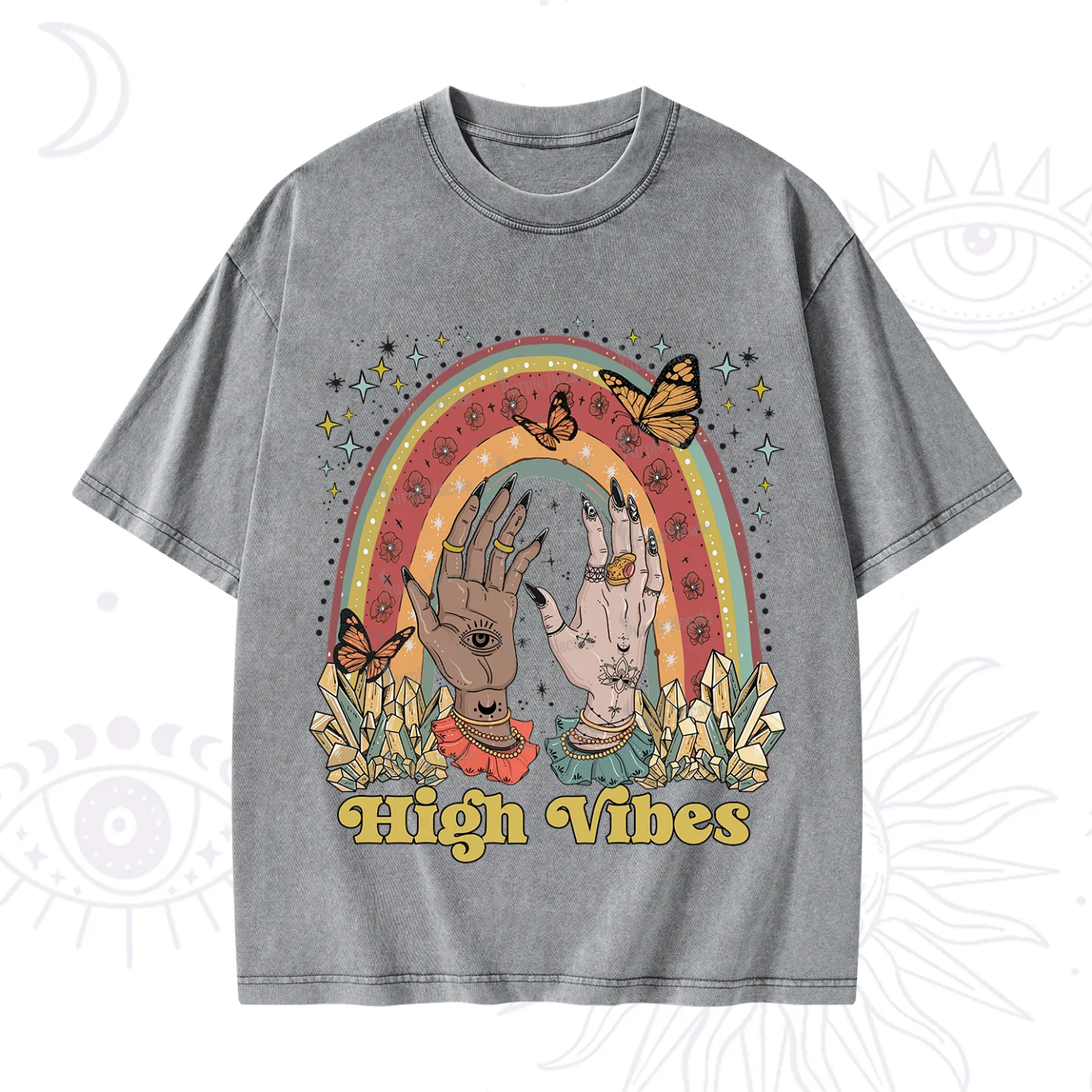 Purplehecate High Vibes Washed T-Shirt