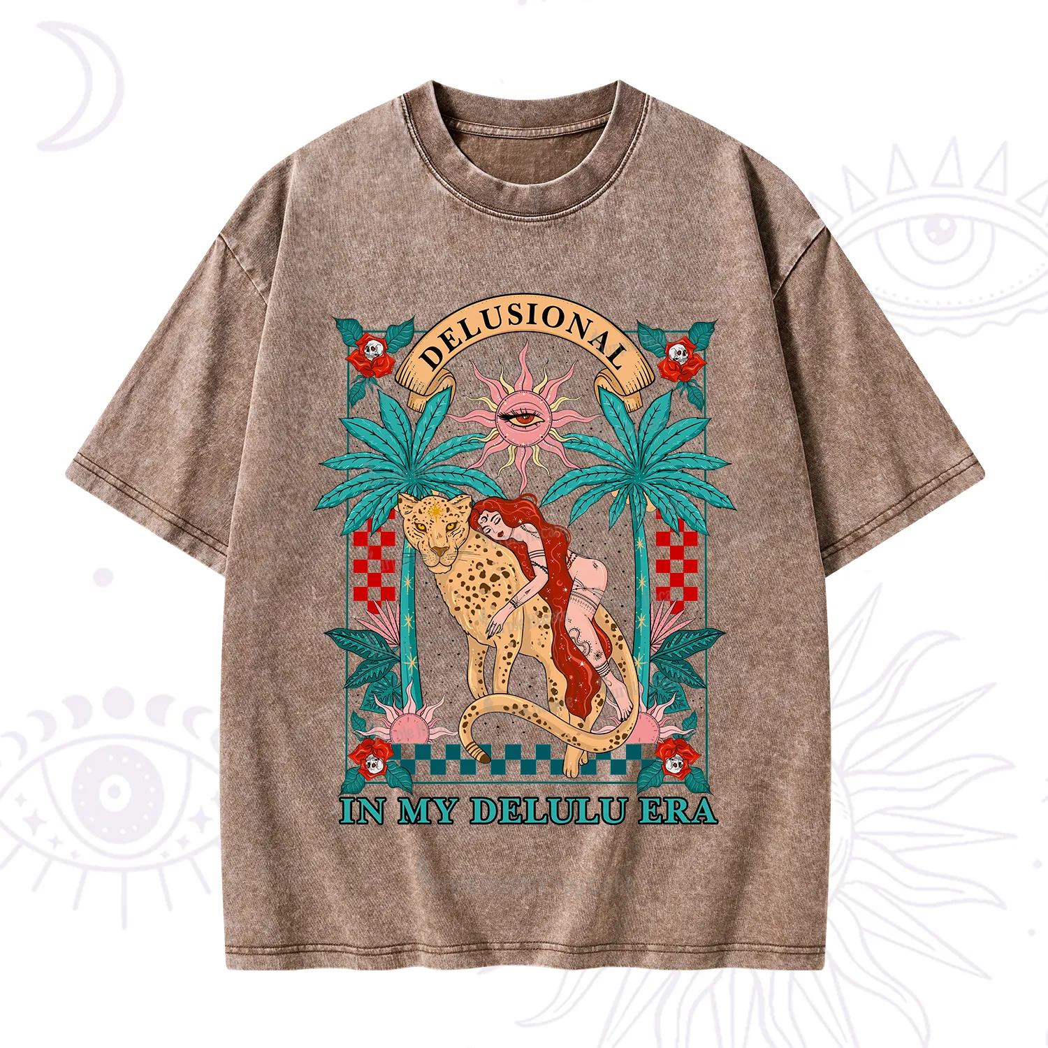 Purplehecate In My Delulu Era Washed T-Shirt