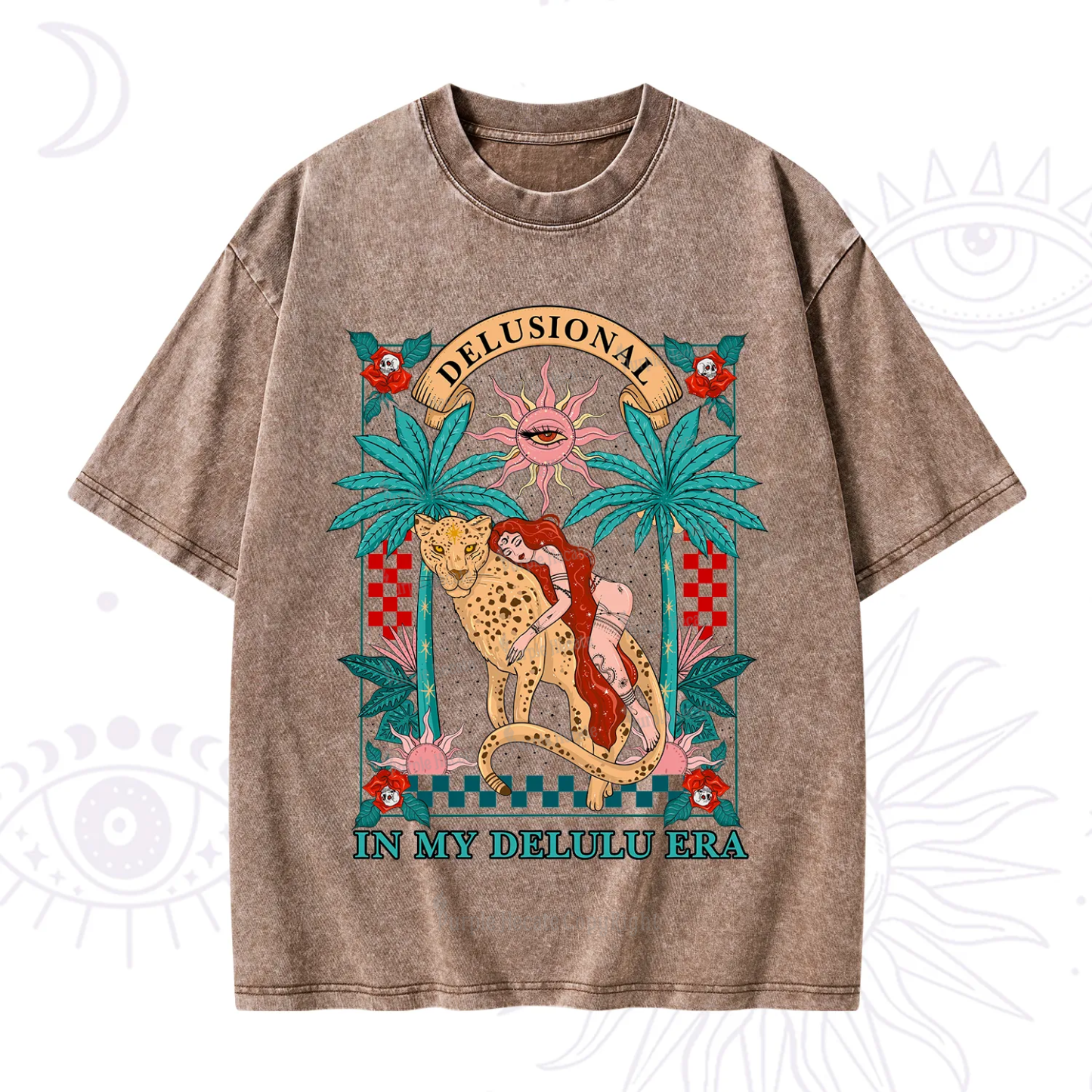 Purplehecate In My Delulu Era Washed T-Shirt