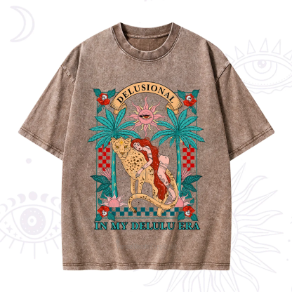 Purplehecate In My Delulu Era Washed T-Shirt