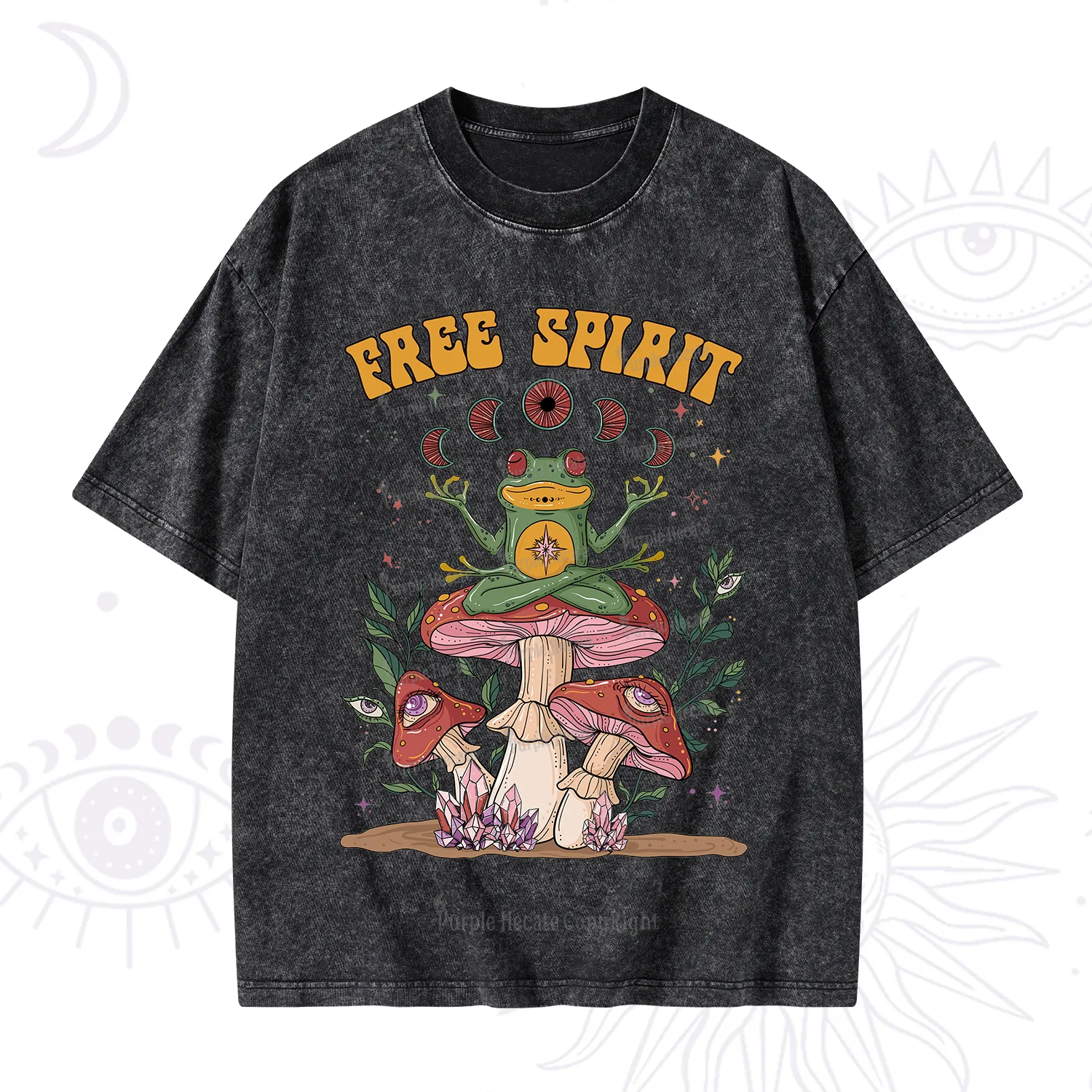 Purplehecate Free Spirit Washed T-Shirt