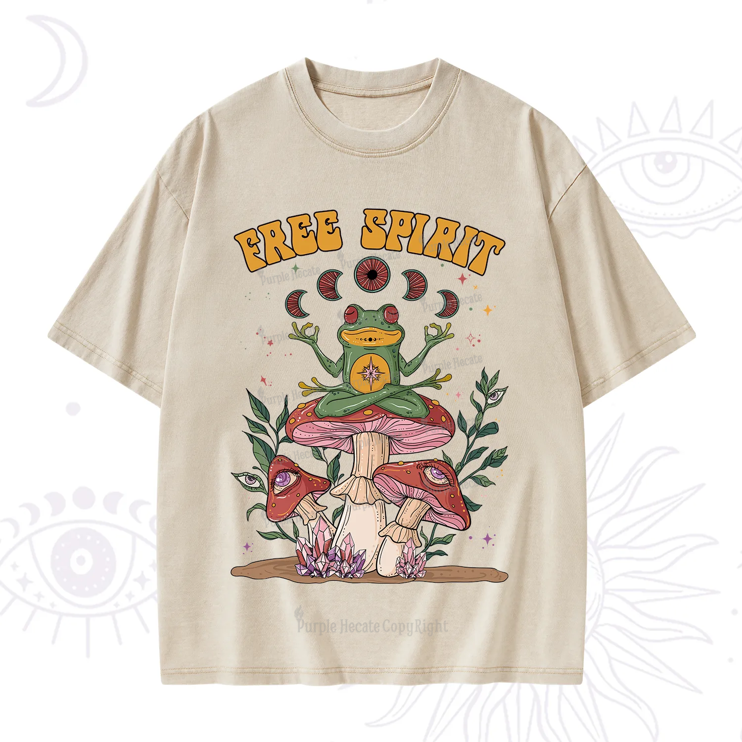 Purplehecate Free Spirit Washed T-Shirt