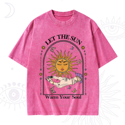 Purplehecate Let The Sun Warm Your Soul Washed T-Shirt