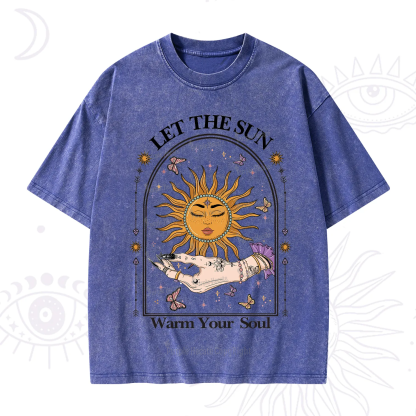 Purplehecate Let The Sun Warm Your Soul Washed T-Shirt