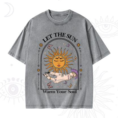 Purplehecate Let The Sun Warm Your Soul Washed T-Shirt