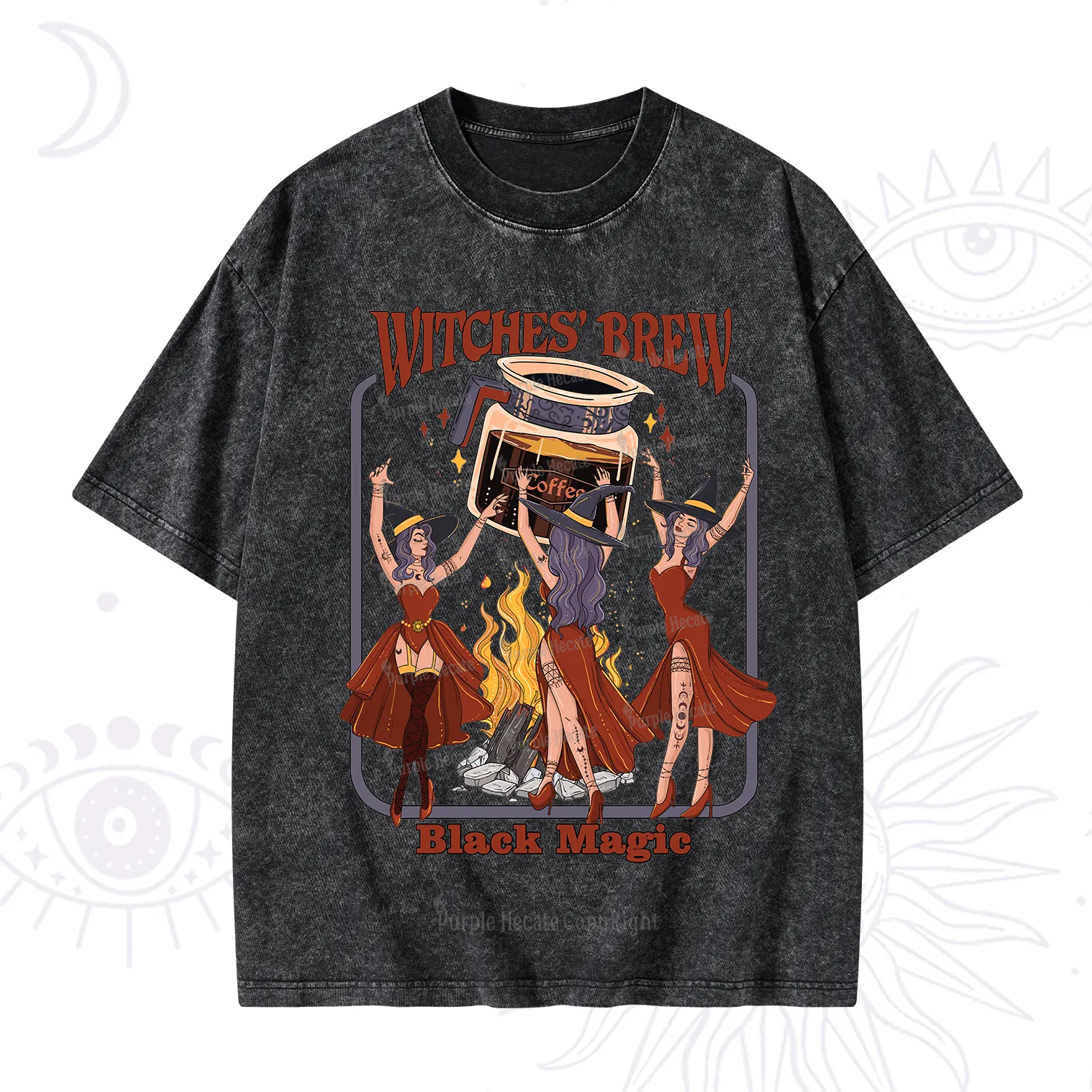 Purplehecate Witches' Brew Washed T-Shirt