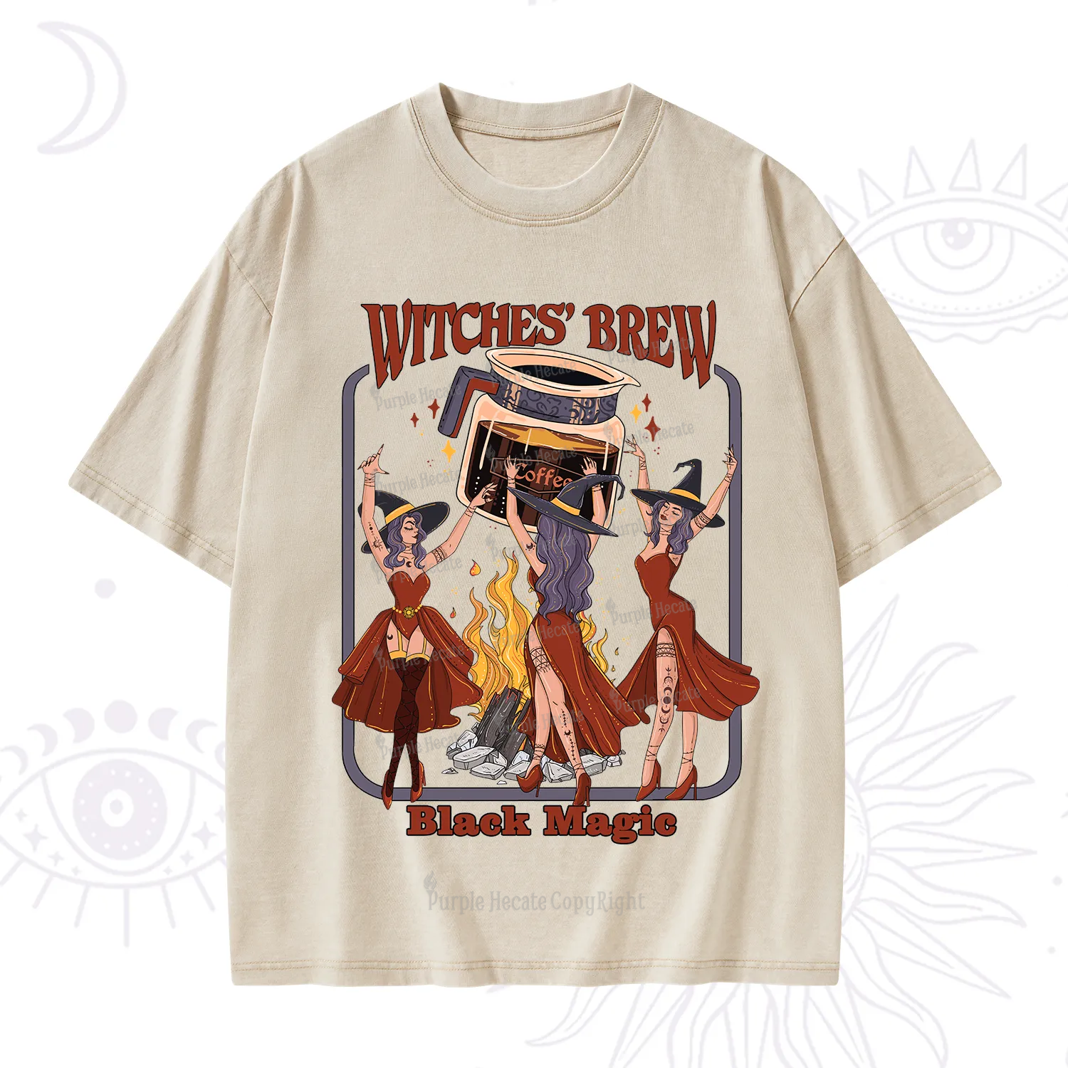 Purplehecate Witches' Brew Washed T-Shirt