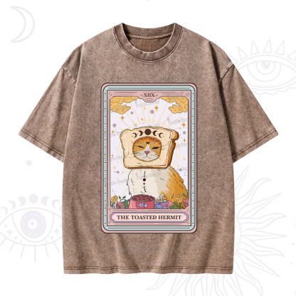 Purplehecate The Toasted Hermit Tarot Washed T-Shirt