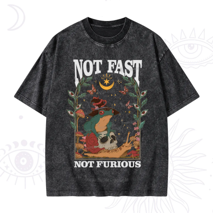 Purplehecate Not Fast Not Furious Washed T-Shirt