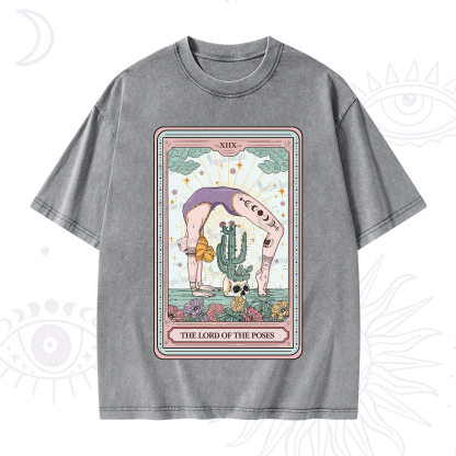 Purplehecate The Lord Of The Poses Tarot Washed T-Shirt