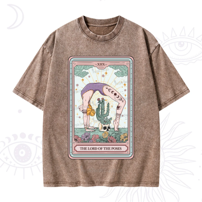 Purplehecate The Lord Of The Poses Tarot Washed T-Shirt