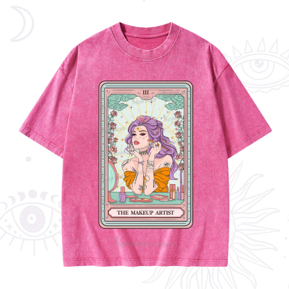 Purplehecate The Makeup Artist Tarot Washed T-Shirt