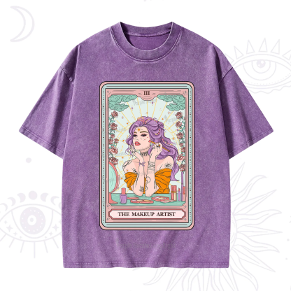 Purplehecate The Makeup Artist Tarot Washed T-Shirt