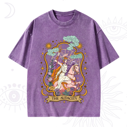 Purplehecate The Audacity Goddess Washed T-Shirt