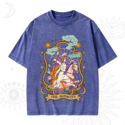 Purplehecate The Audacity Goddess Washed T-Shirt