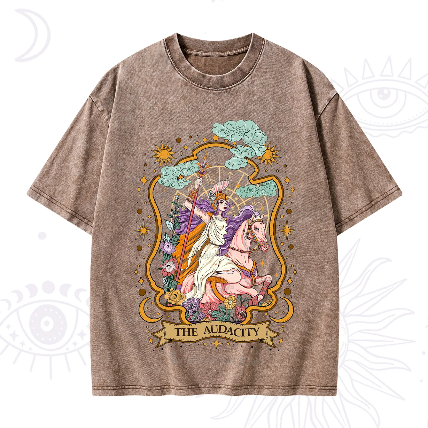 Purplehecate The Audacity Goddess Washed T-Shirt