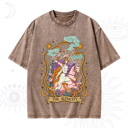 Purplehecate The Audacity Goddess Washed T-Shirt