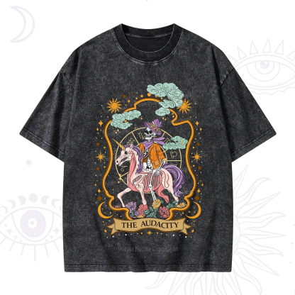 Purplehecate The Audacity Skeleton Washed T-Shirt