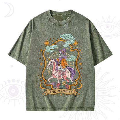 Purplehecate The Audacity Skeleton Washed T-Shirt