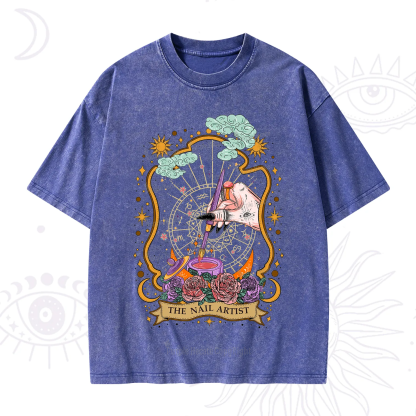 Purplehecate The Nail Artist Washed T-Shirt
