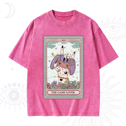 Purplehecate The Game Lover Tarot Washed T-Shirt