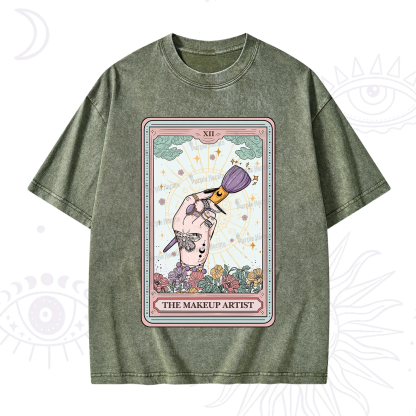 Purplehecate The Makeup Artist Tarot Washed T-Shirt