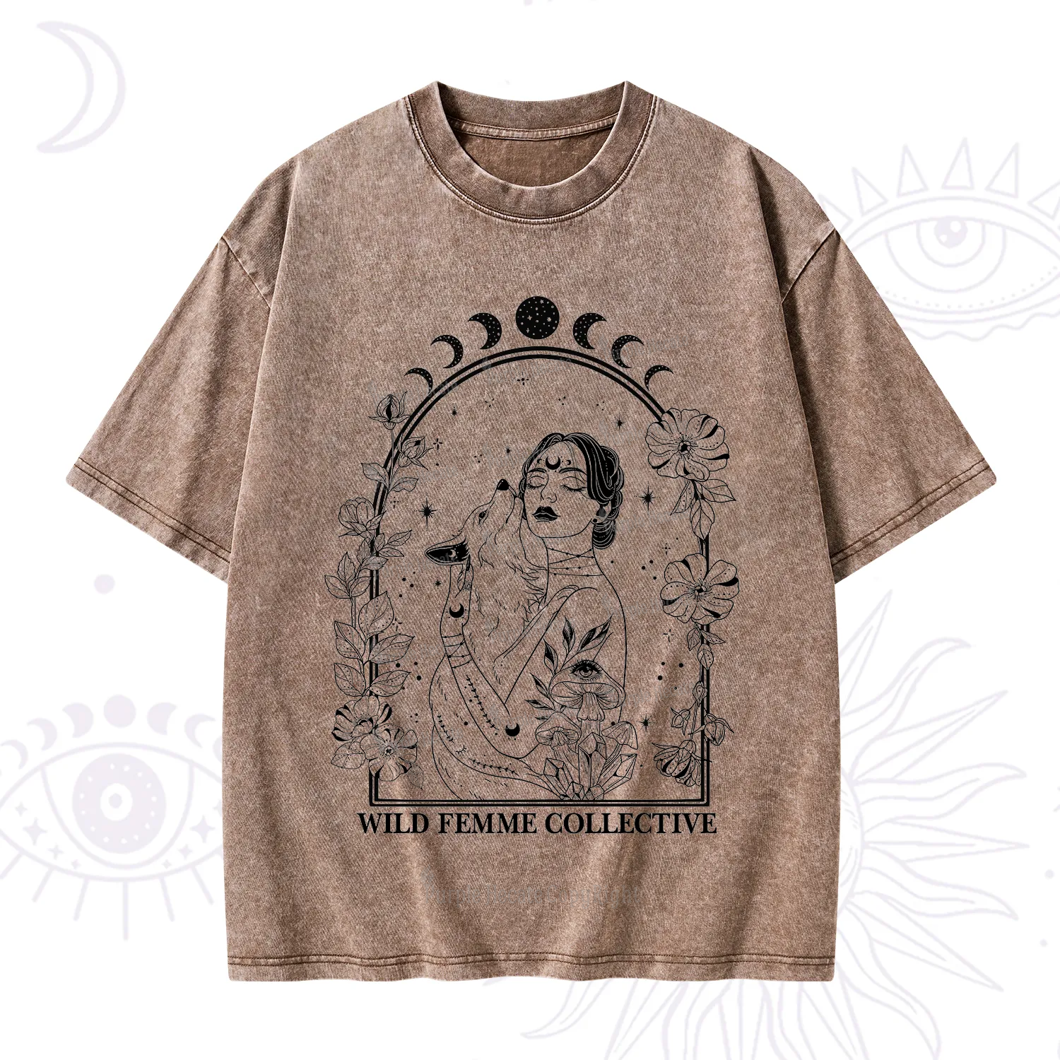 Purplehecate Wild Femme Collective Washed T-Shirt
